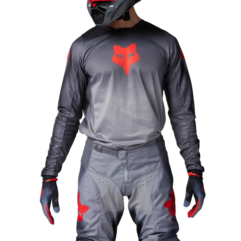 Fox 180 Interfere Jersey [Grey/Red] 1