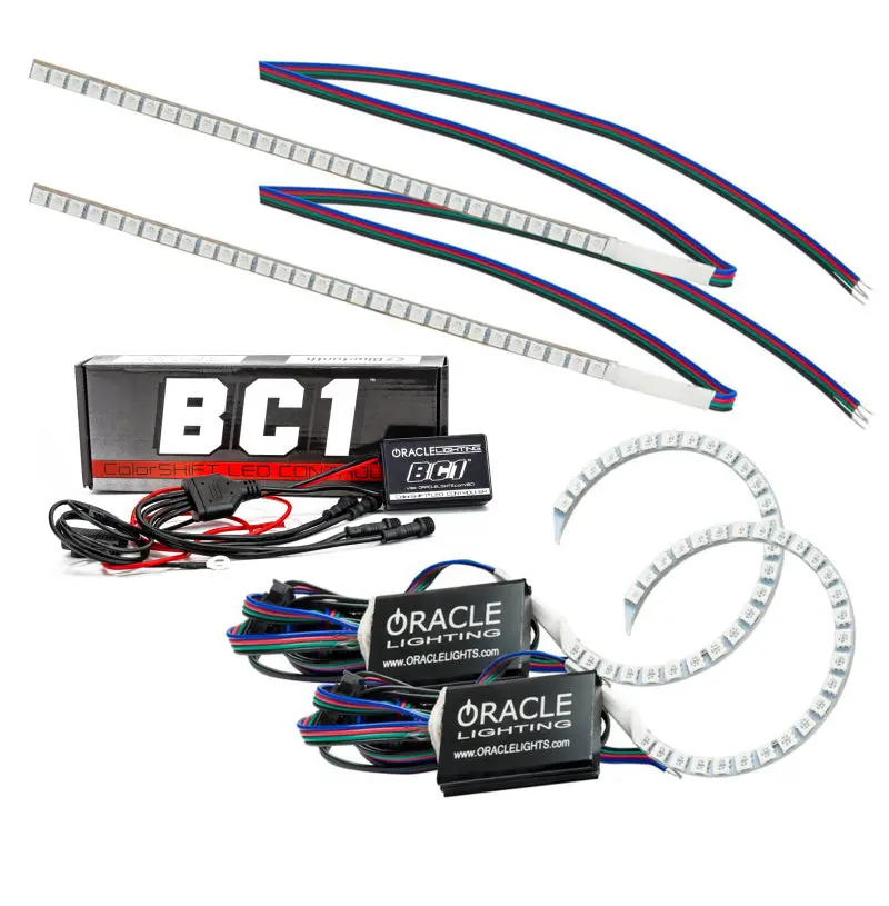 Oracle Lighting Colorshift Drl Upgrade Kit With Halo Rings – For 2015–2017 Ford Focus Rs/St 1