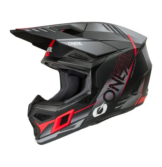 O'neal 2026 3Srs Haze Helmet - Black/Grey/Red 1