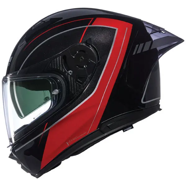 Nolan N60-6 Sport Full Face Helmet - Mesmerico Black/Red 3