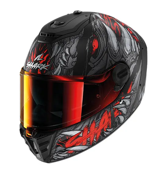 Shark Spartan Rs Shaytan - Matte Blk/Red/Ant 1