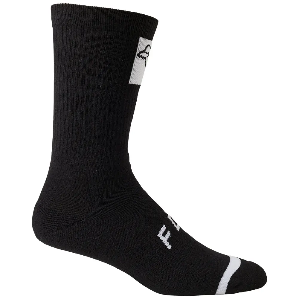 Fox 8 Inch Defend Crew Socks [Black] 1