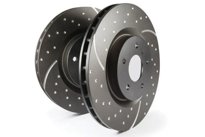 Ebc Gd Sport Slotted Front Brake Rotors – 2012+ Fiat 500 Abarth 1.4L Turbo 2