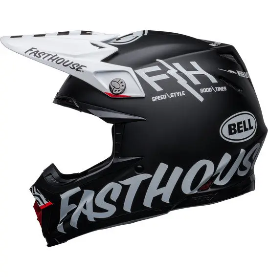 Bell Moto-9S Flex Fasthouse Tribe M/G Black/White 1
