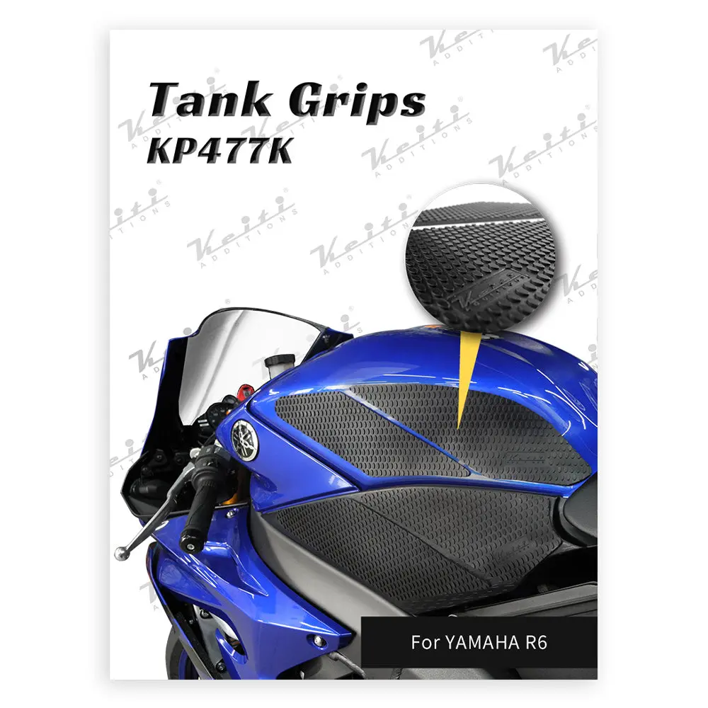 Keiti Tank Grips Yamaha R6 [Black] 1