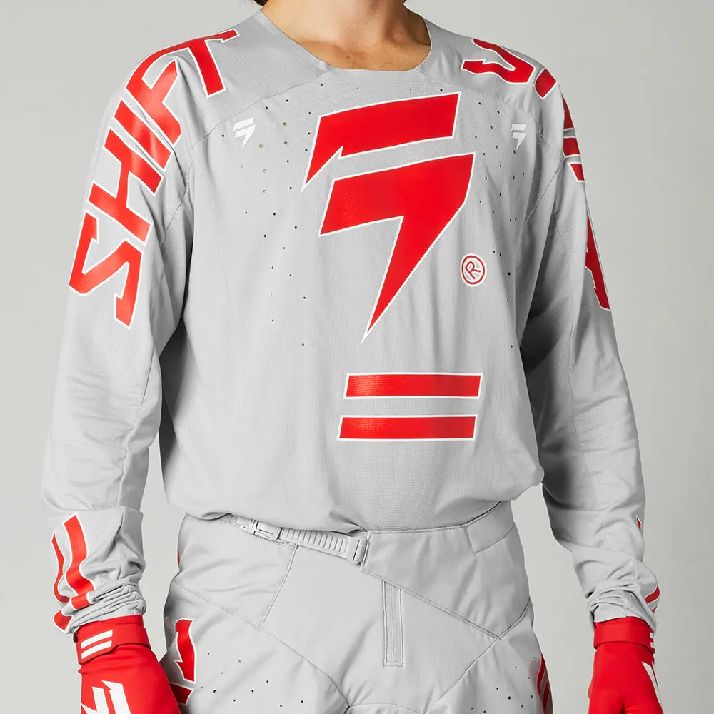Shift Black Label King Jersey [Grey/Red] 1