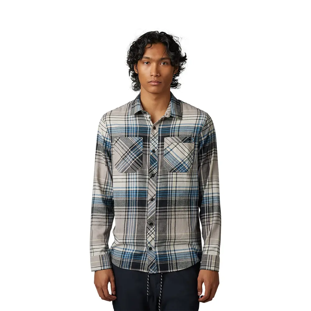 Fox Turnouts Utility Flannel Ls Shirt [Taupe] 1