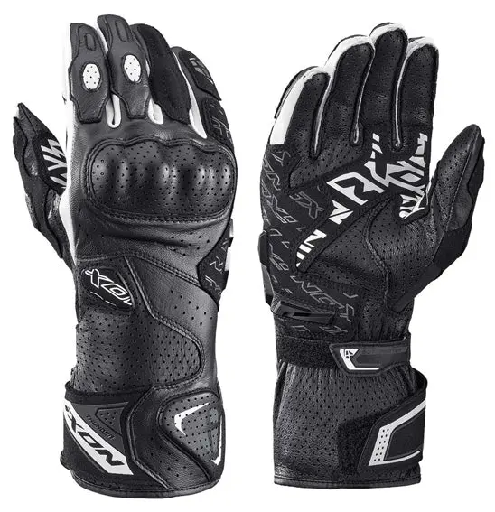 Ixon Thunder Air Glove Black/White - Sport Leather 1