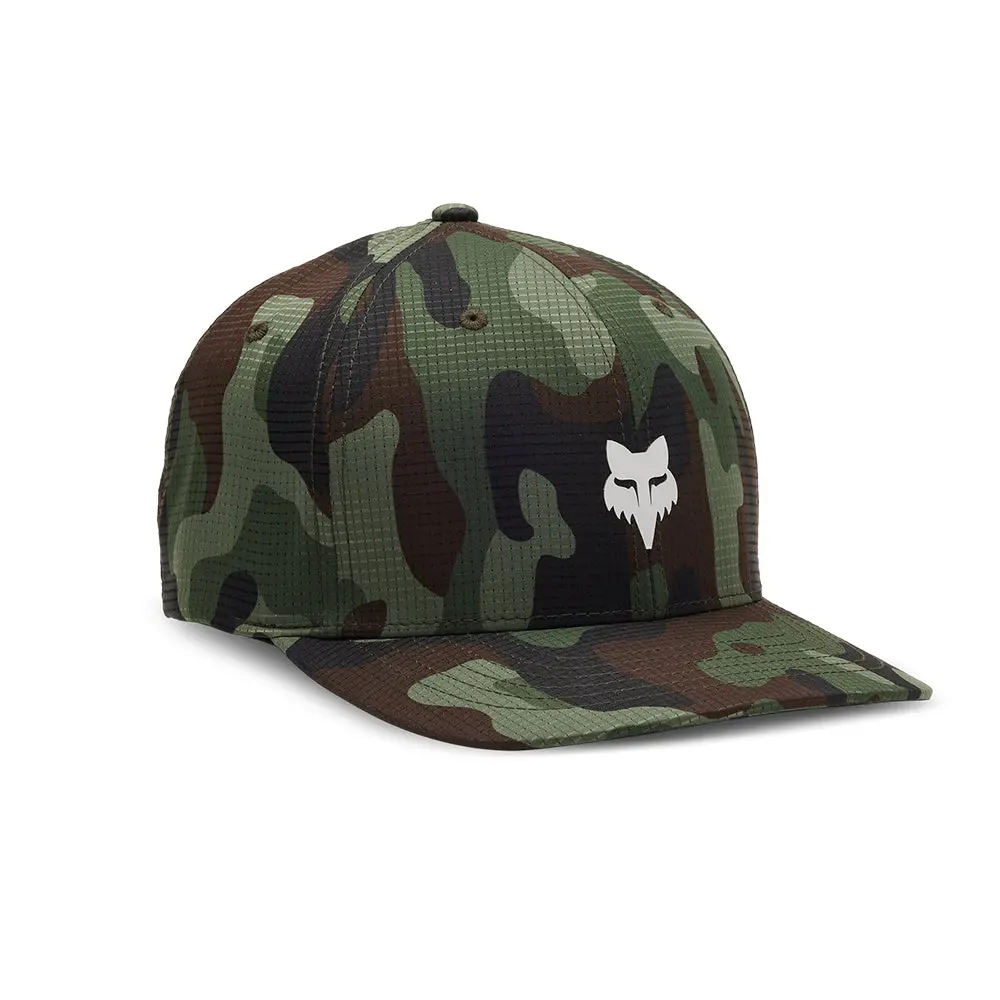 Fox Head Camo Tech Flexfit Hat [Green Camo] 1