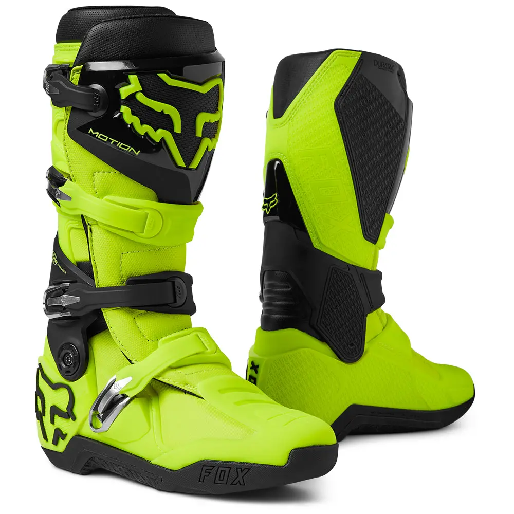Fox Motion Boots [Flo Yellow] 1