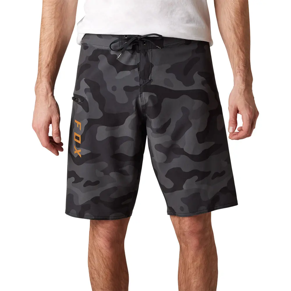 Fox Overhead Camo Stretch 21 Inch Boardshorts [Black Camo] 1