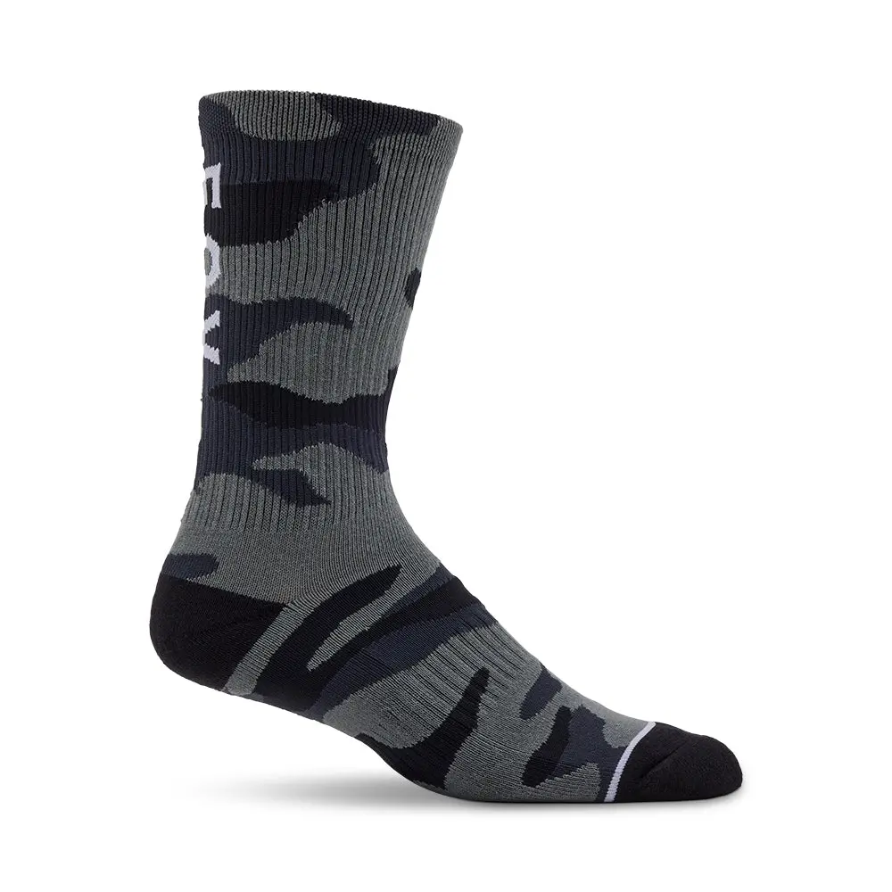 Fox Camo Crew Socks [Black Camo] S/M 1
