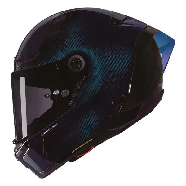 Nolan Xseries X-804 Rs Ultra Carbon Full Face Helmet - Liquido Blue 1