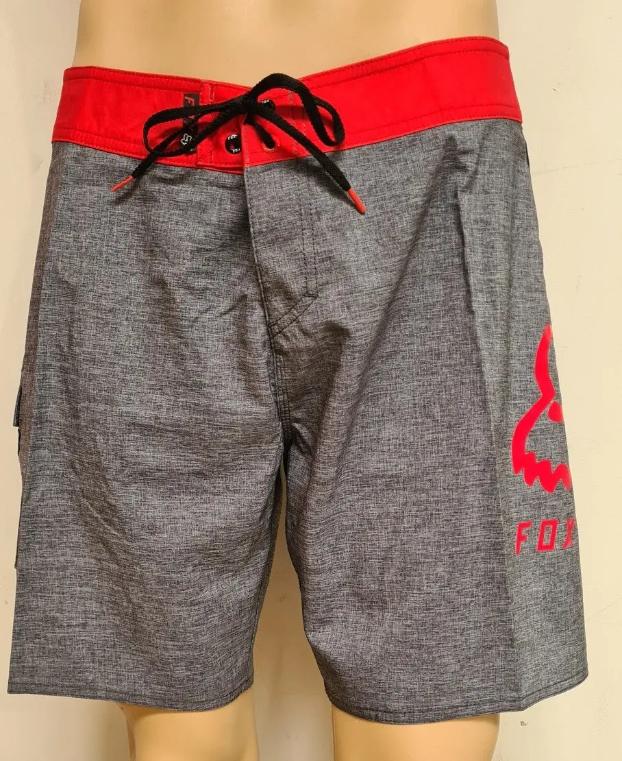 Fox 360 Boardshorts 18 Inch [Charcoal/Red] 1