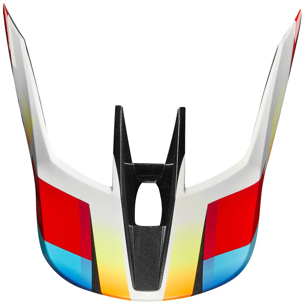 Fox Mx19 Youth V1 Helmet Visor-Motif [Red/White] 1