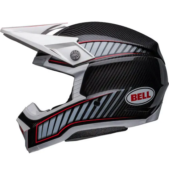 Bell Moto-10 Spherical Rhythm White/Black 1
