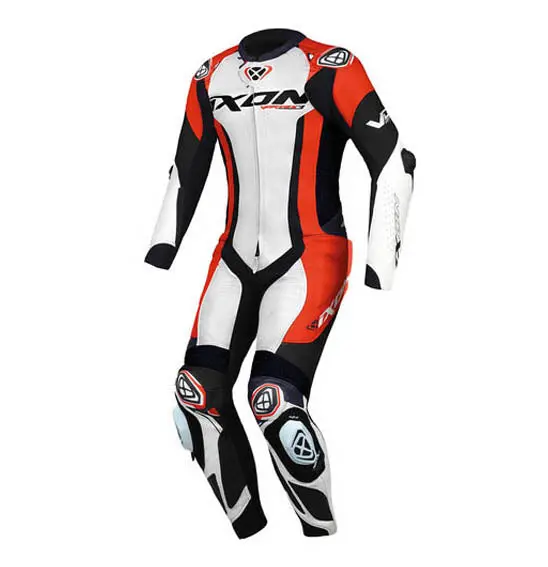 Ixon Vortex 3 1Pc Suit - Wht/Blk/Red 2