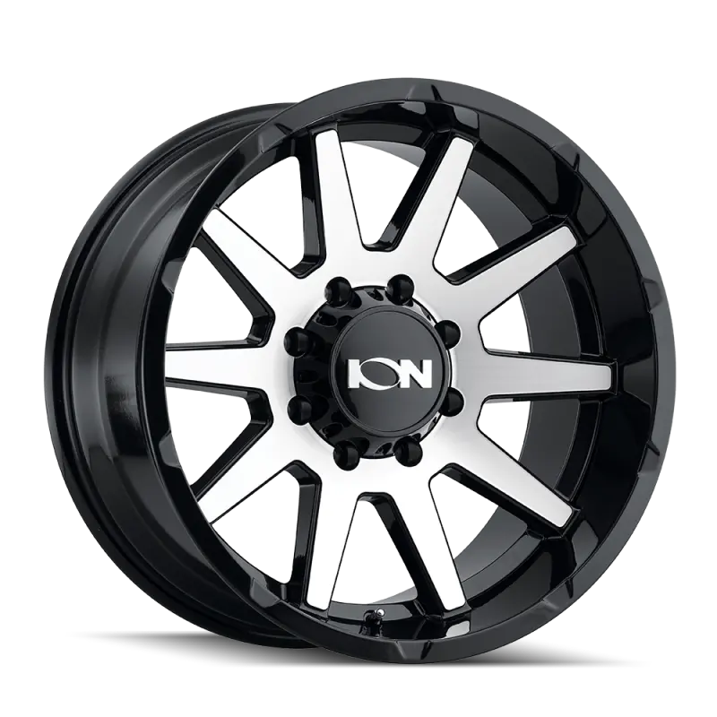 Ion Type 143 Forged Alloy Wheel – 17X9 Inches, 6X135 Bolt Pattern, -12Mm Offset, 87.1Mm Hub Bore, Black/Machined Finish 1