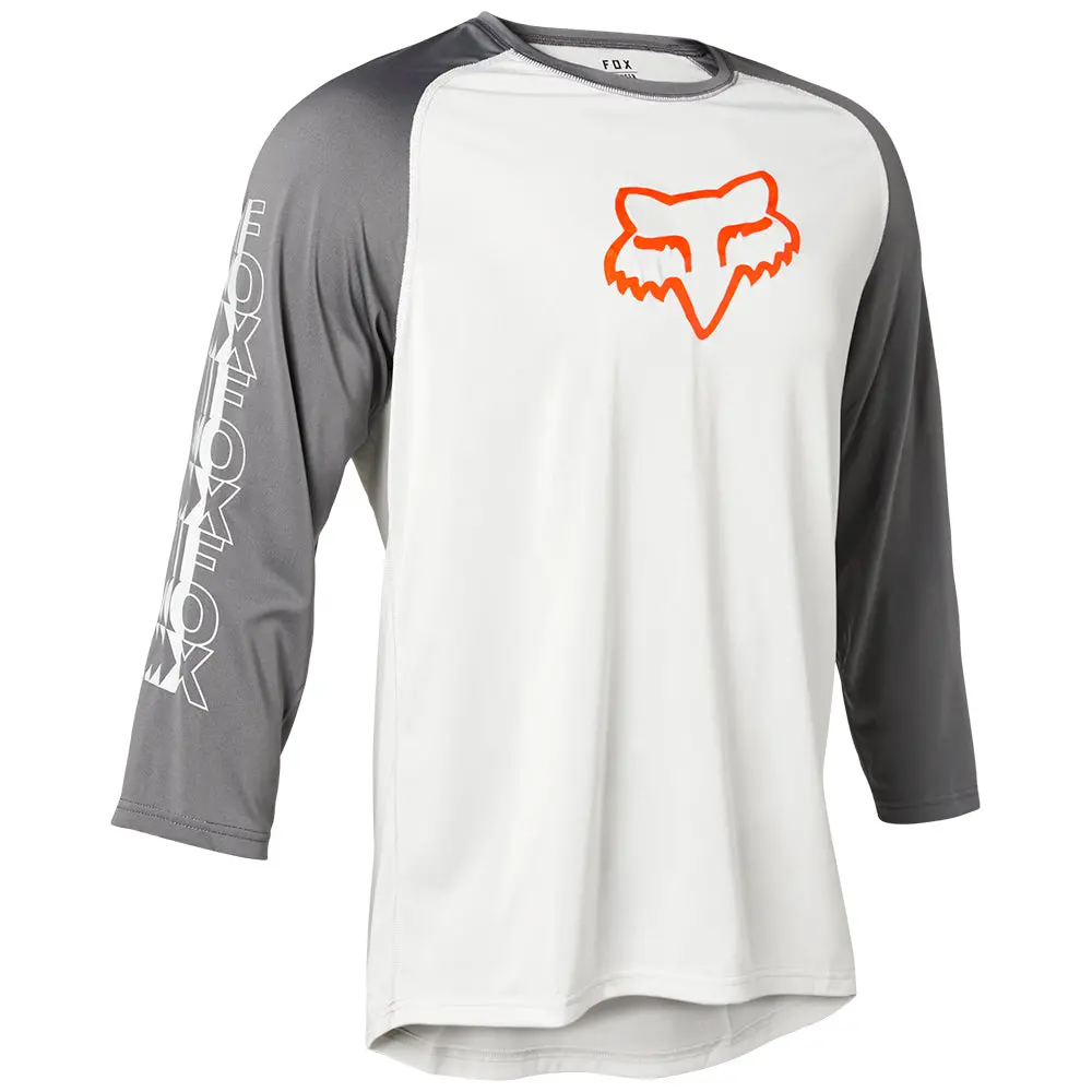 Fox Ranger 3/4 Jersey Vibe [Light Grey] 1