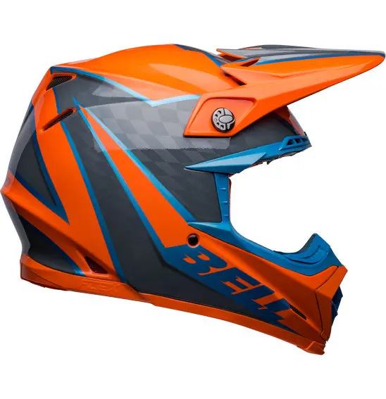 Bell Moto-9S Flex Sprite Gloss Orange/Grey 1