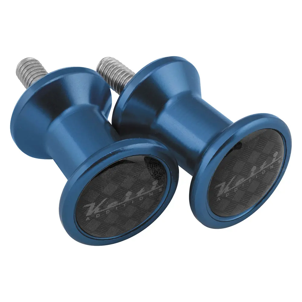 Keiti Bobbin Bolts Swingarm Spools [Blue] 1