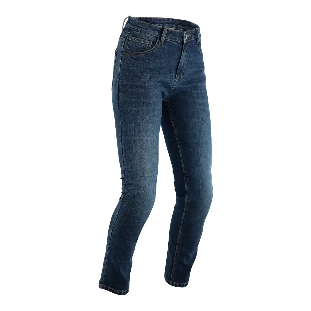 Rst X Kevlar Ladies Tapered Fit Textile Short Leg Jean [Blue] 1