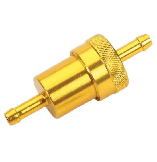 Emgo Fuel Filter 1/4' - Anodised Gold 1