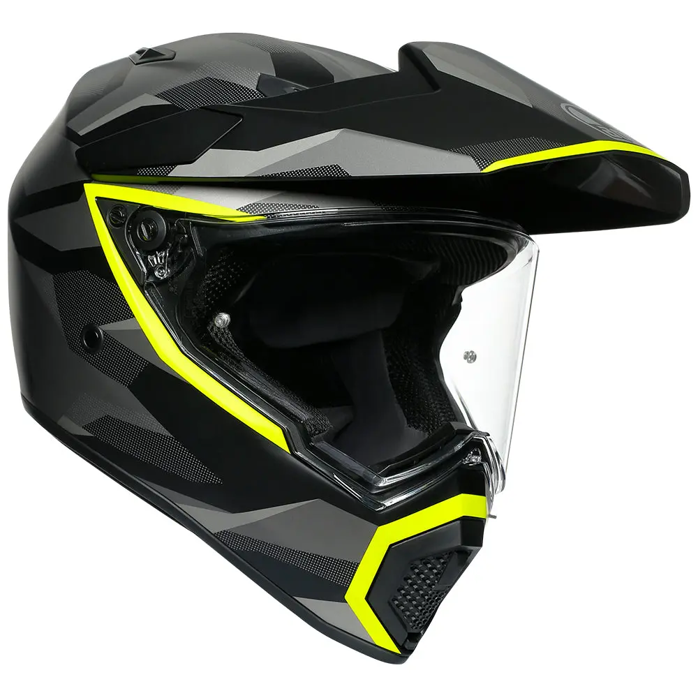 Agv Ax9 [Siberia Matt Black/Yellow Fluro] 1