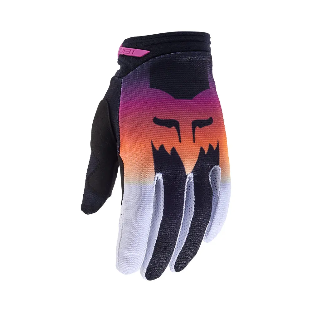 Fox Youth Girls 180 Flora Gloves [Black/Pink] Ym 1