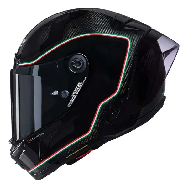 Nolan Xseries X-804 Rs Ultra Carbon Full Face Helmet - Black/Italia 1