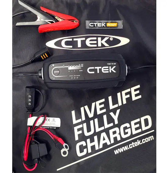 Ctek 5 Amp Battery Charger Bundle - Promo Pack 1