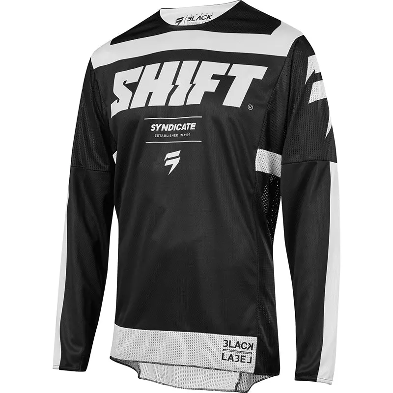 Shift 3Lack Strike Jersey [Black/White] S 1