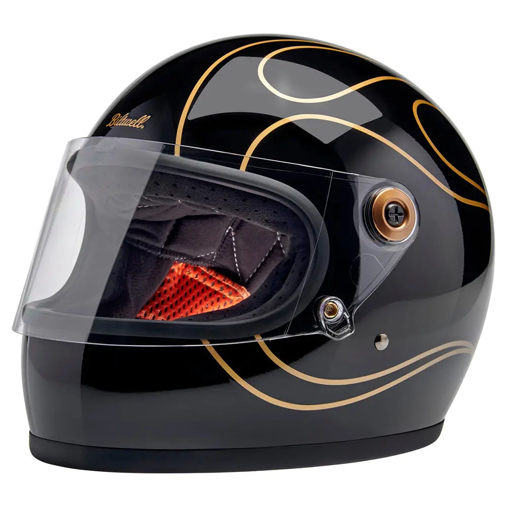 Biltwell Gringo S R22.06 [Gloss Black Flames] 58 M 1
