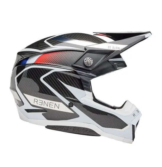 Bell Moto-10 Spherical Renen Raycon Matte/Gloss Black/White Ltd Ed 1