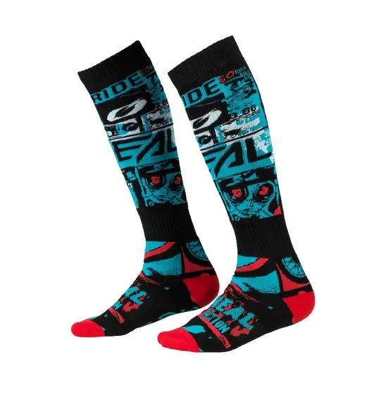 O'neal Pro Mx Ride Sock - Black/Blue 1
