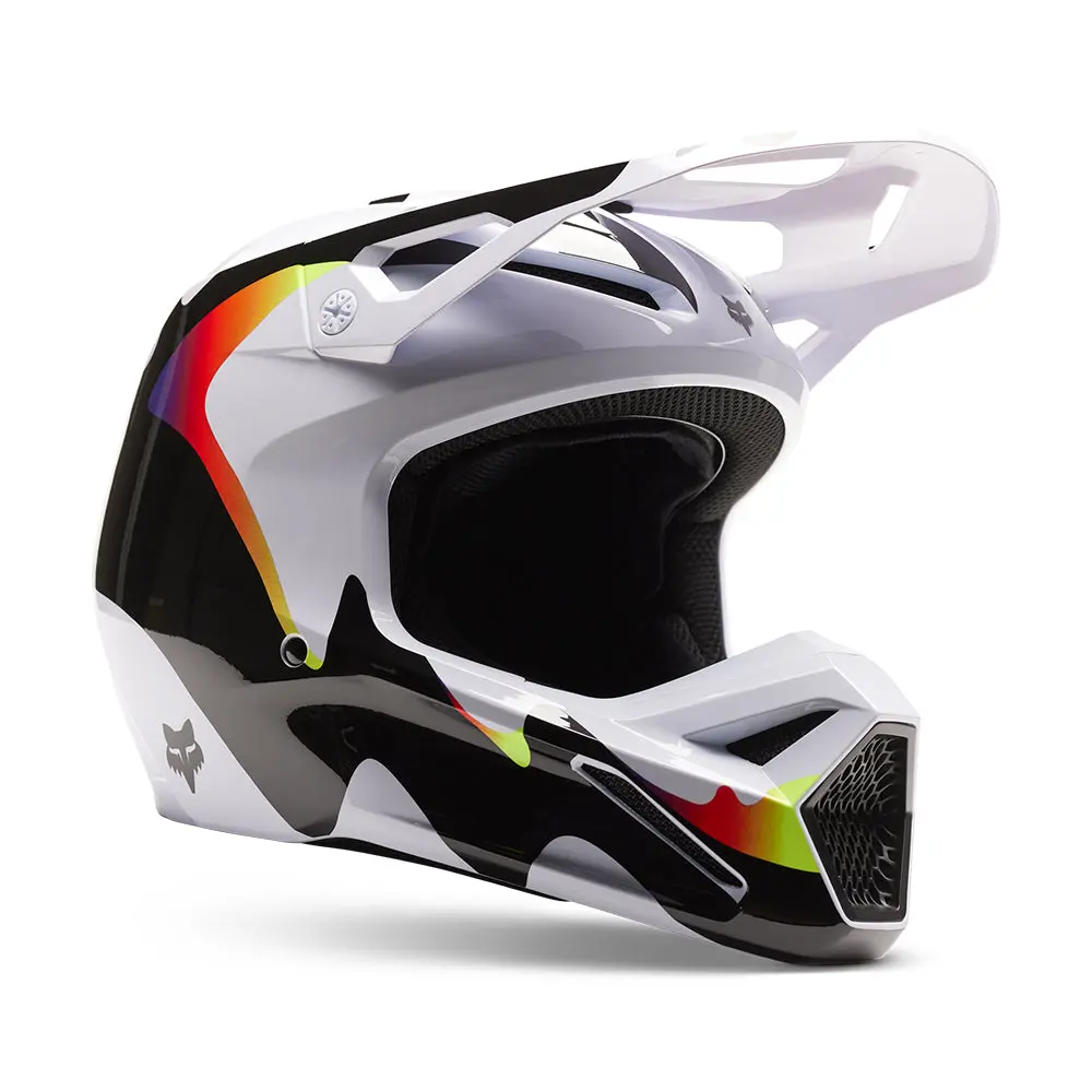 Fox V1 Kozmik Helmet Mips Ece [Black/White] Xl 1