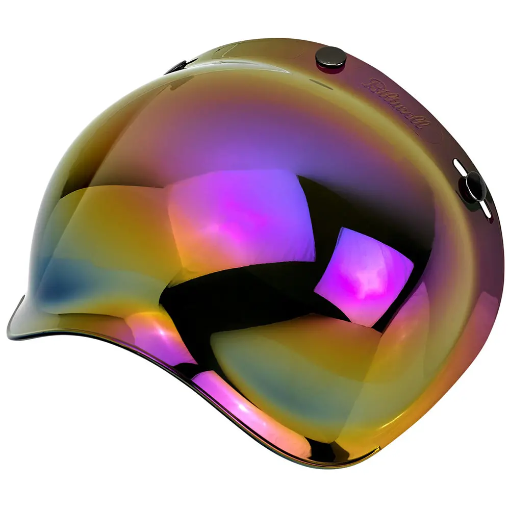 Biltwell Gringo/Universal Bubble Visor Antifog [Rainbow Mirror] 1
