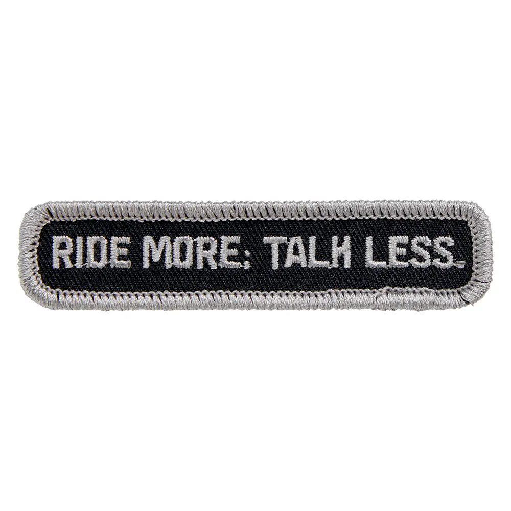 Biltwell Patch 3.5" [Talk Less Black/Grey] 8.9Cm 1