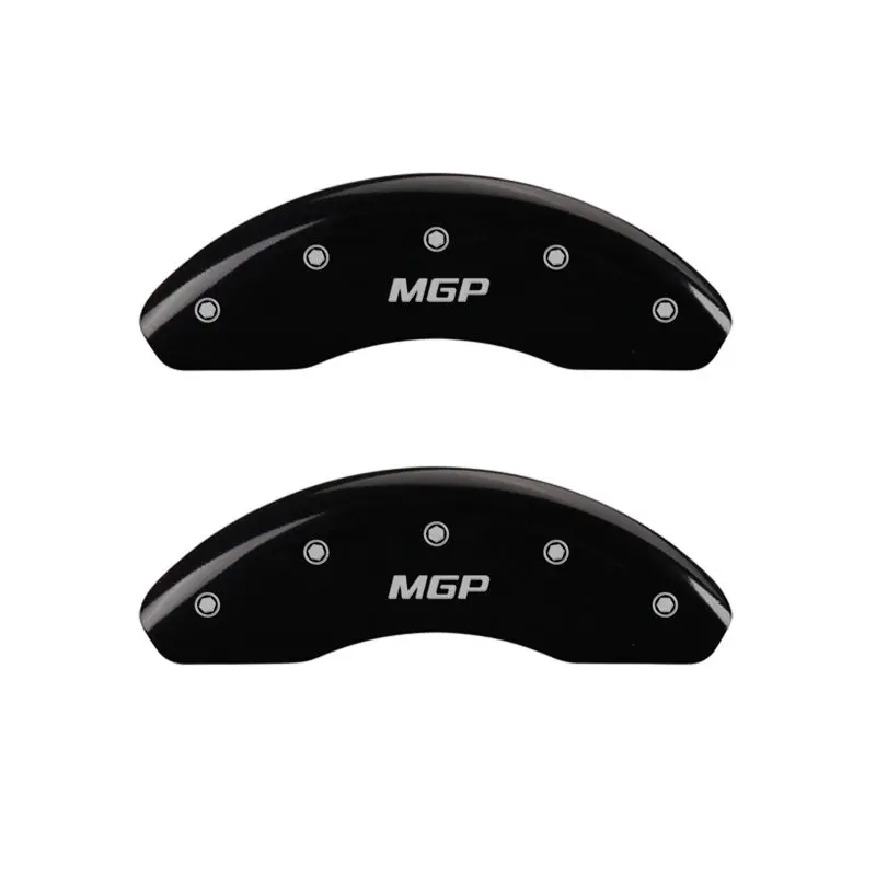 Mgp Engraved Black Caliper Covers – Front Pair With Silver Accent Lettering 1