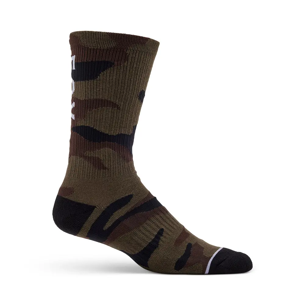 Fox Camo Crew Socks [Green Camo] L/Xl 1