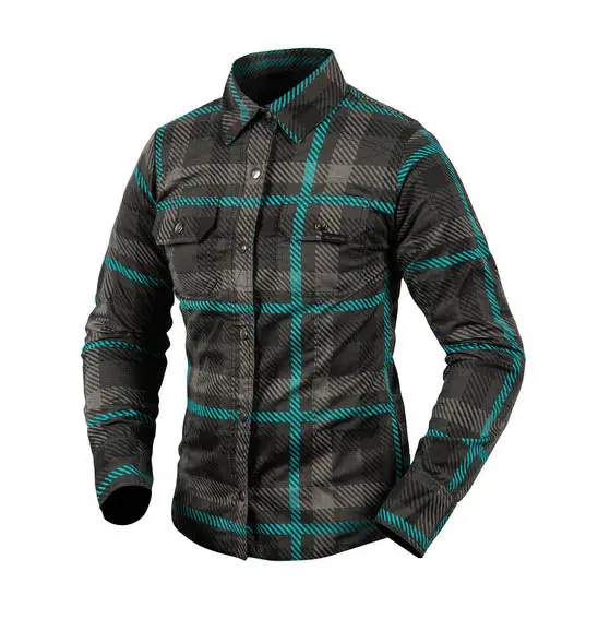 Rjays Regiment 2 Reinforced Ladies Shirt Black/Teal - Urban/Cruiser 1
