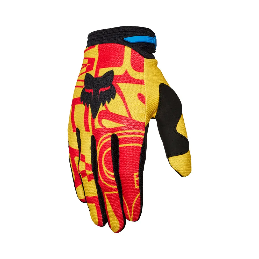 Fox 180 Race Spec Gloves [Pale Yellow] 1