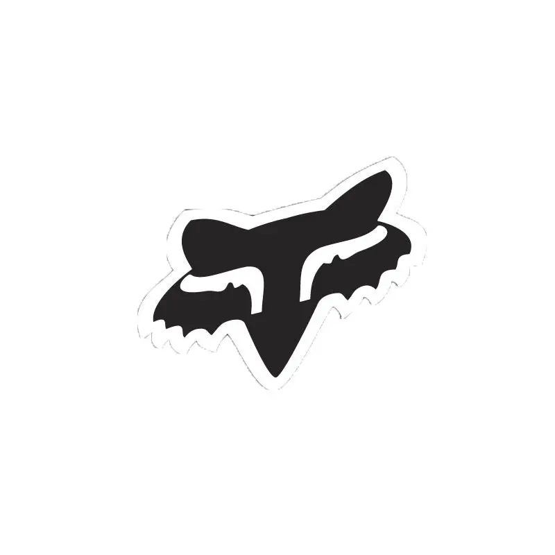 Fox Head Sticker 1.75" [Black] 1