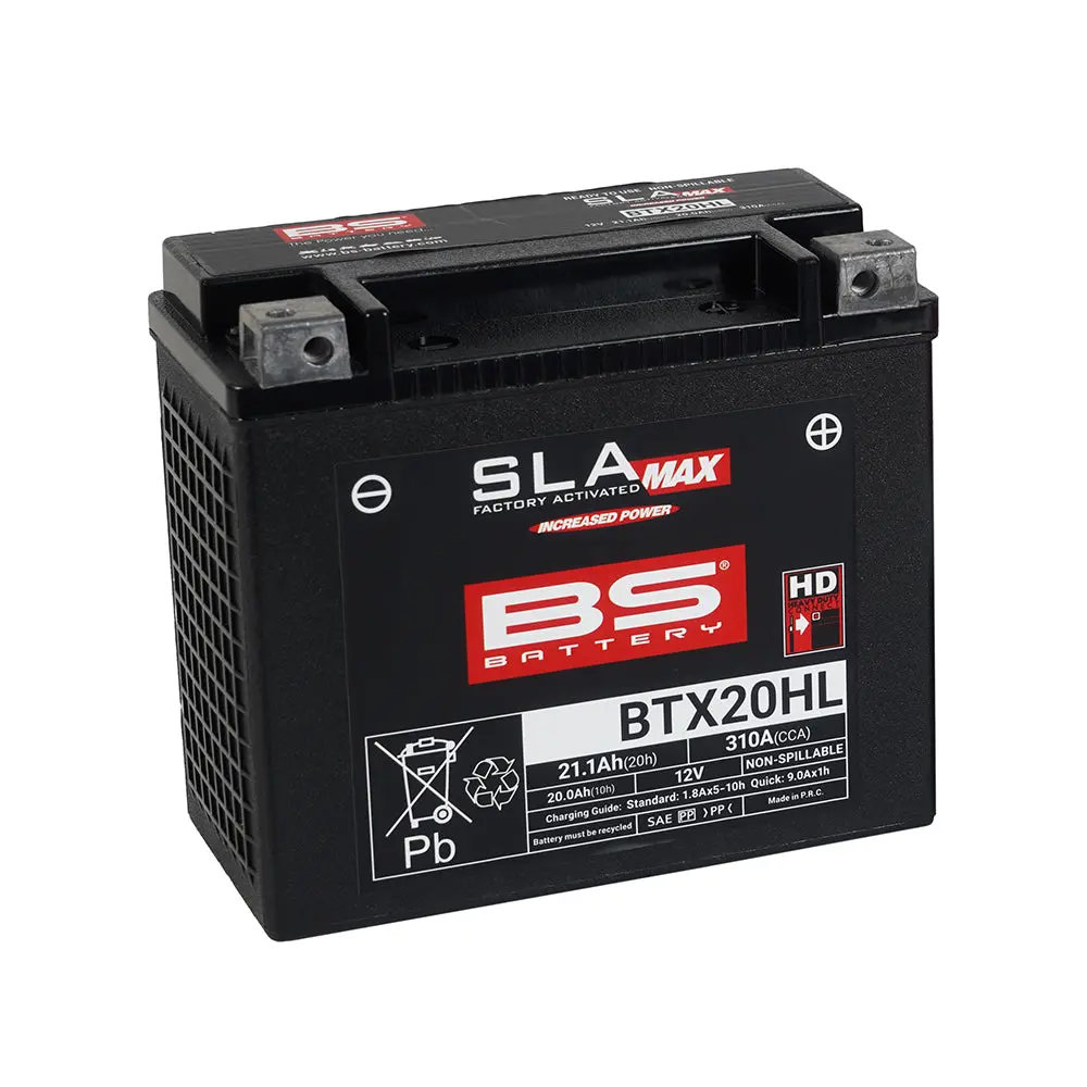 Bs Battery Btx20hl *Max* Sla - Increased Power (Ytx20l-Bs) 1