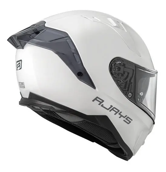 Rjays Dominator Iii Helmet - Solid Gloss Wht | Internal Sun-Shield 1