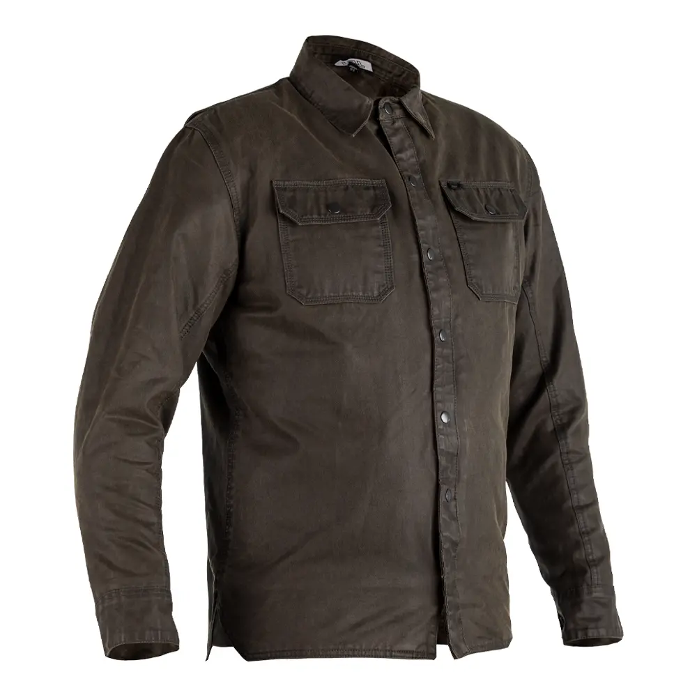 Rst X Kevlar District Wax Textile Shirt [Olive] 40 S 1