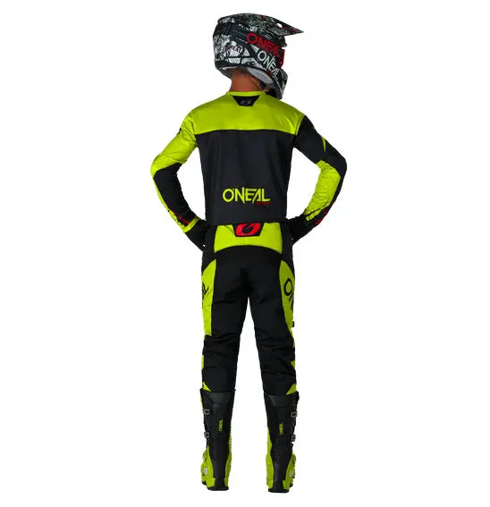 O'neal 2026 Element Racewear Pant - Black/Neon Yellow 1