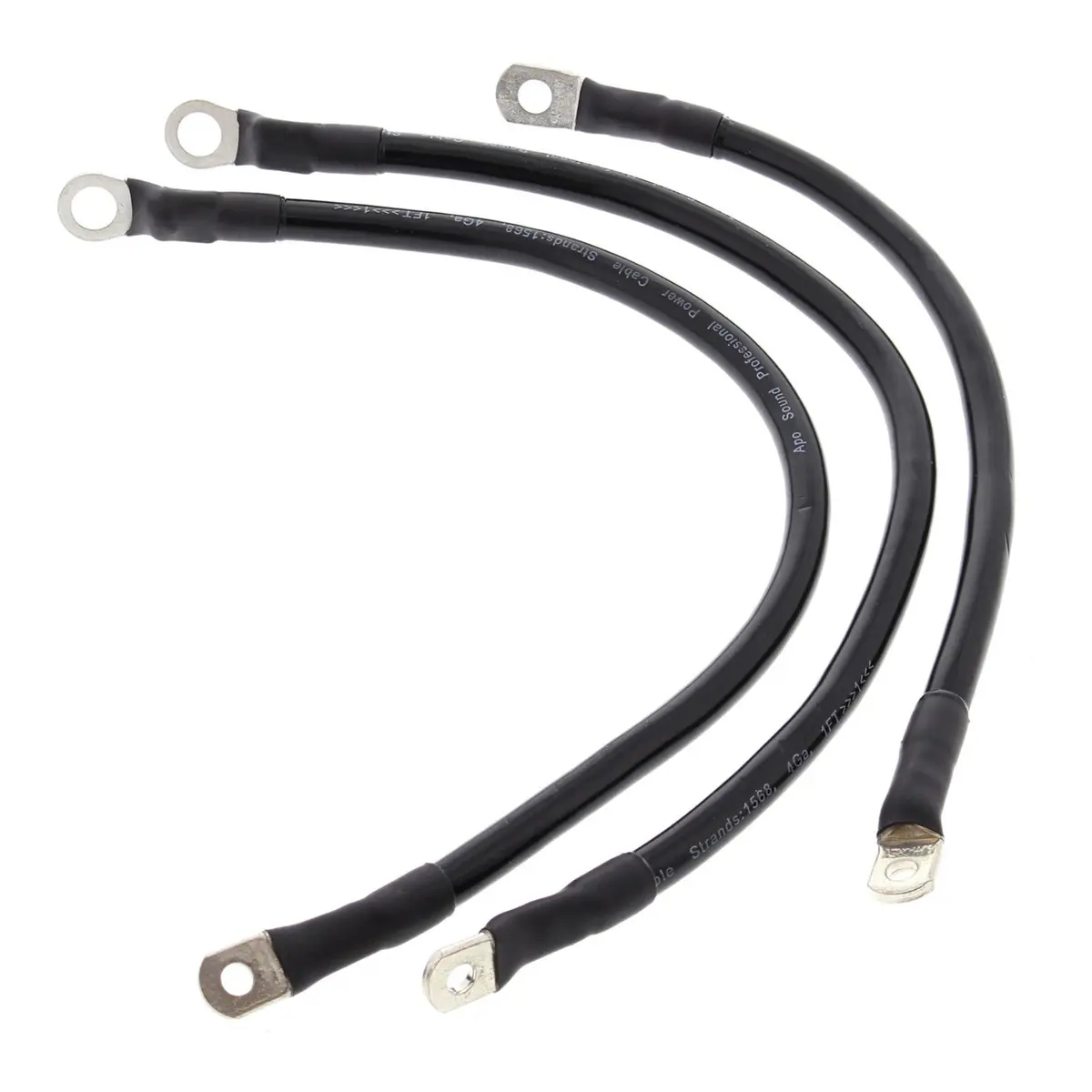 Battery Cable Kit - Black. Fits Fxr 1982-1988. 1