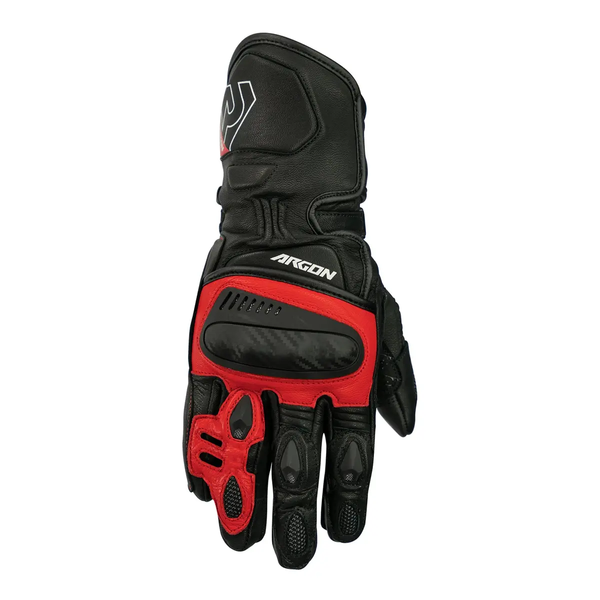 Argon Engage Glove - Stealth Black / Red 1