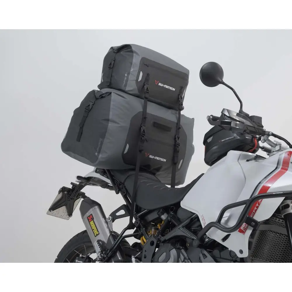 Tail Bag Sw Motech Drybag 35 Litre Weatherproof Grey Black 1